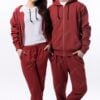 man woman couple wearing tracksuits white isolated background 386815 16790