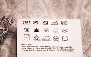 washing and dry cleaning symbols